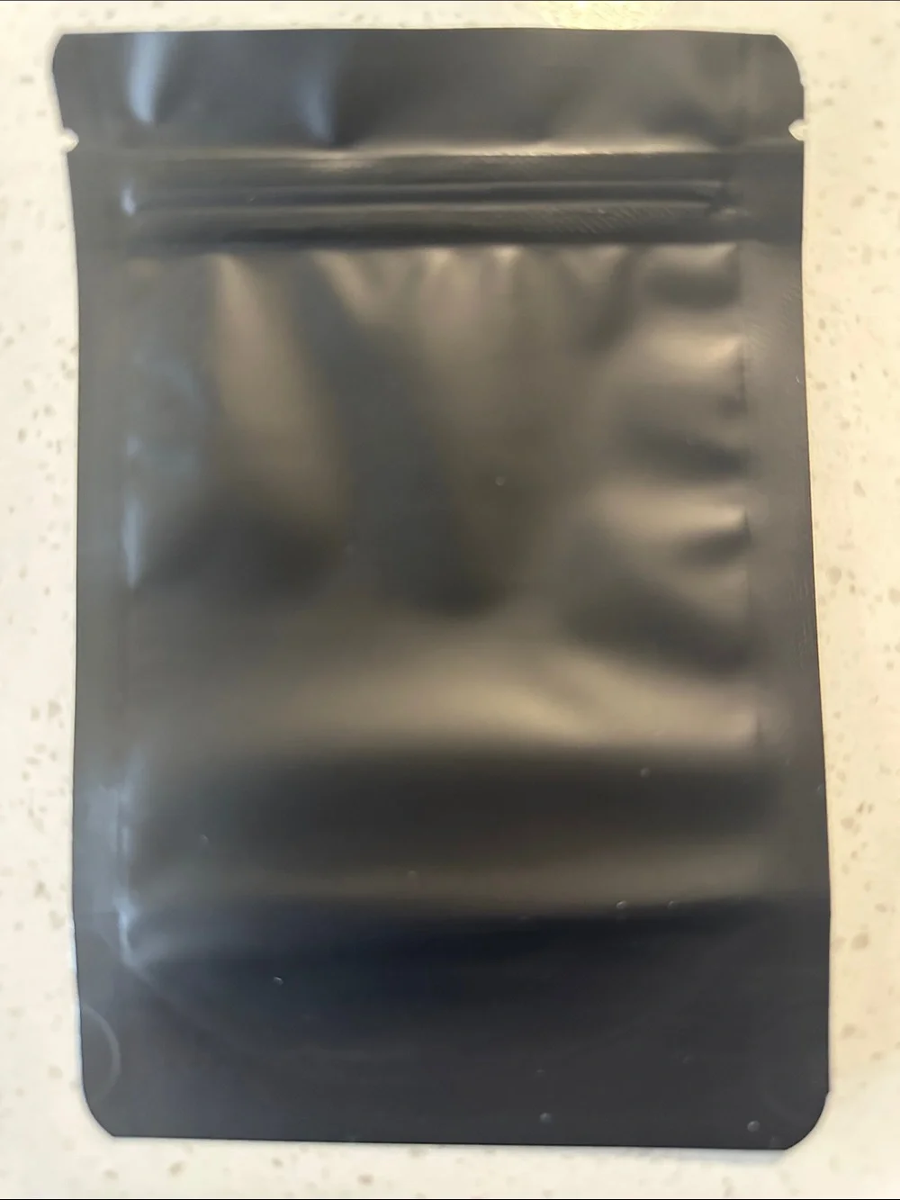 Matte Black Resealable Stand-Up Pouch, Size:10x15x3cm, Qty 100, NWT